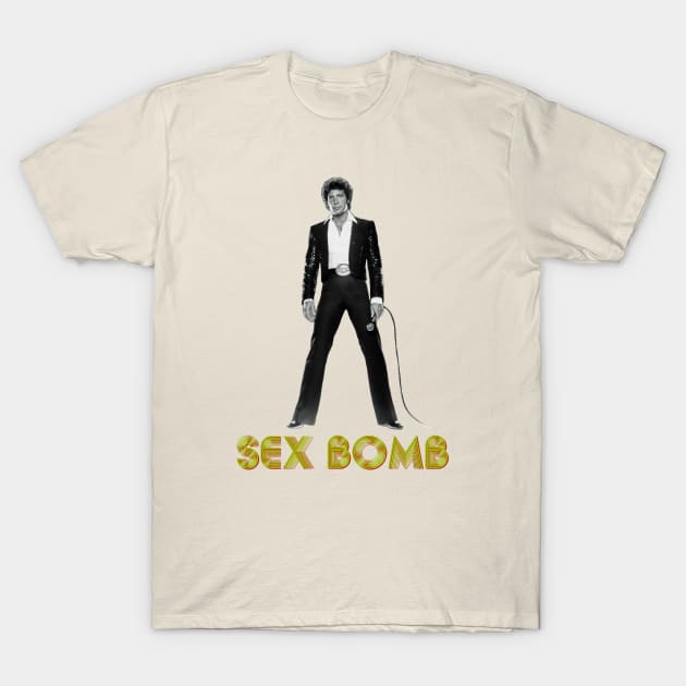 The original sex bomb, Tom Jones T-Shirt by Malarkey